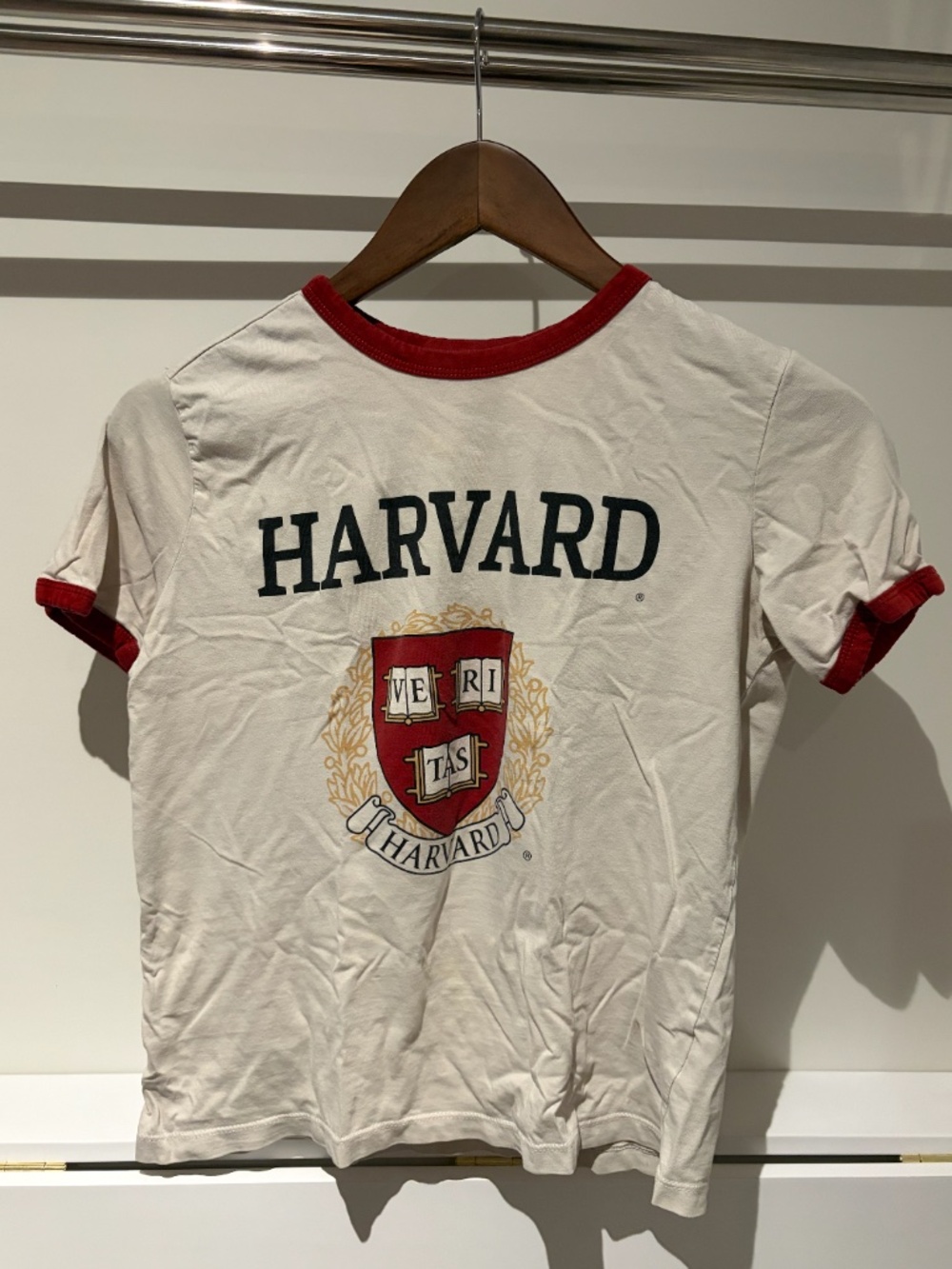 Poshmark β H&M Harvard Ringer T-Shirt XS
